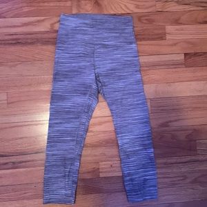 lululemon cropped leggings heathered